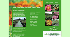 Desktop Screenshot of baumschule-schumann.de